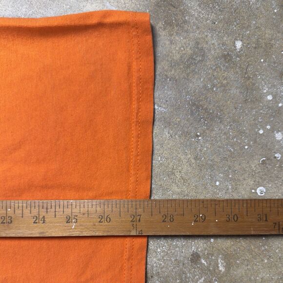 Harley-Davidson Cancun Mexico T-Shirt Orange Unisex Size Large Vintage 90s/2000s - Picture 9 of 9